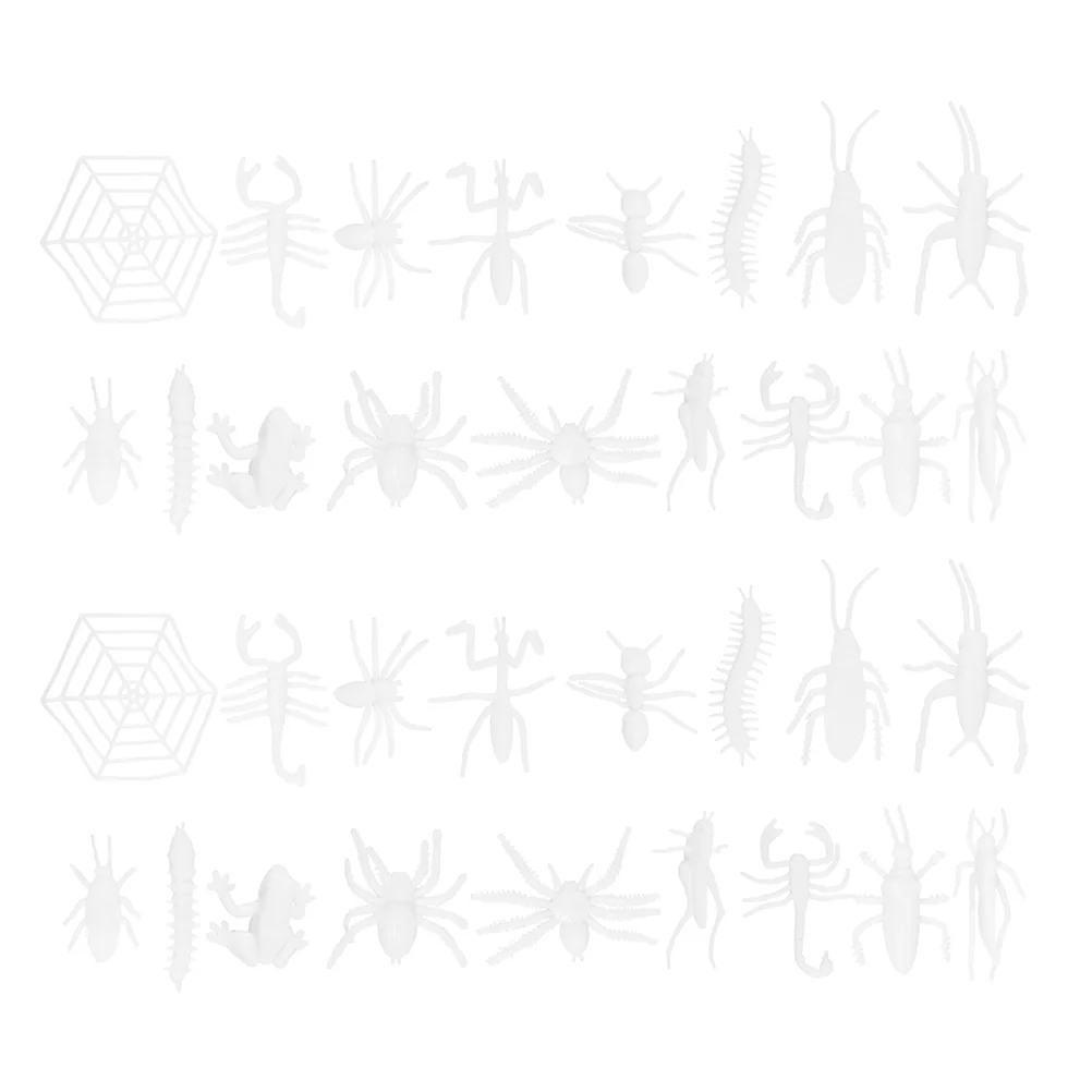 2 Sets Unfinished Insect Figures DIY Insect Painting Crafts Small Insect Figurines for DIY Projects Crafting and Painting Insect