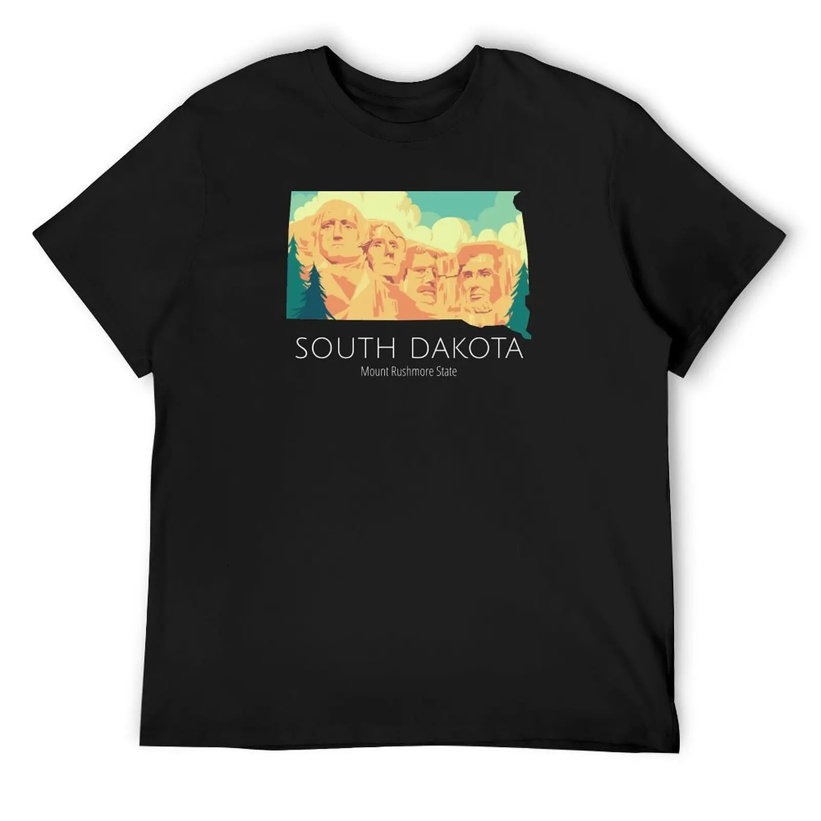 

South Dakota Proud State Motto The Mount Rushmore State design T-Shirt vintage t shirts topping Louboutins men clothes