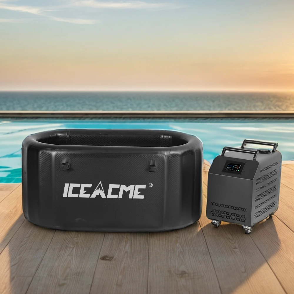 0.8Hp Portable Automatic Water Chiller Consistent Operation Ice Bath Machine 220v Pump for Hotels