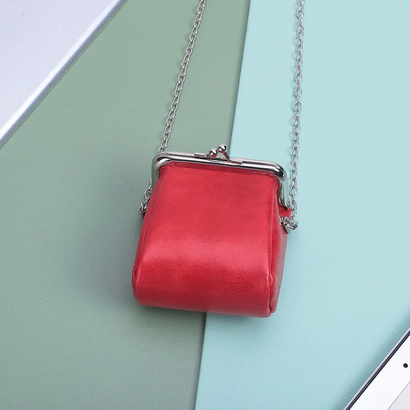 Special-Interest Design Mini Bag Women's Fashion Chain Net Red Coin Purse Crossbody Small Bag Coin Purse Fashion Lipstick Pack