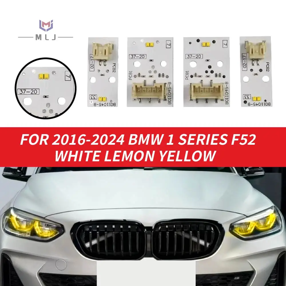 

White Lemon Yellow DRL Boards For 2016-2024 BMW 1 Series F52 Headlight LED Ballast Module Chips Direct Replacement Accessories
