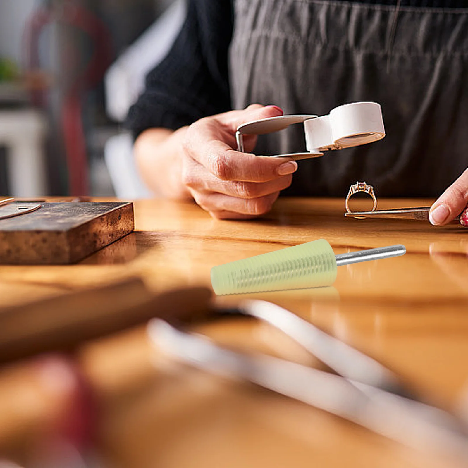 أداة تلميع الحلقة، ملحقات صنع المجوهرات، عصا سيليكون على شكل مخروطي، أشكال بكفاءة، حلقات تلميع، إصلاح مثالي