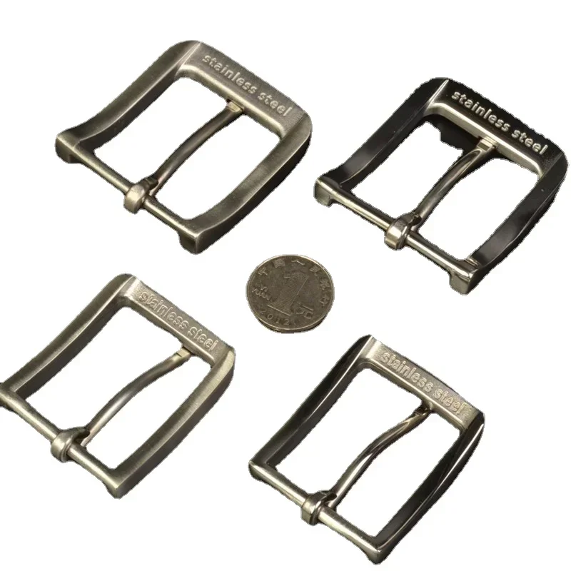 Stainless Steel Belt Buckle for Man Women's Durable DIY Leather Craft Hardware Metal Pin Belt Buckle Sewing Accessories 35mm