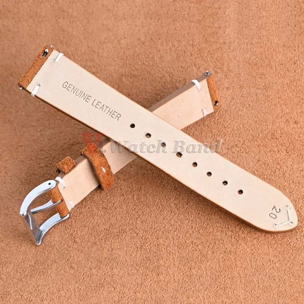 معصمه 20 مللي متر 22 مللي متر 14 مللي متر 16 مللي متر 18 مللي متر الإفراج السريع لينة الجلد المدبوغ حزام الأخضر براون حزام (استيك) ساعة جلد العجل سوار النساء والرجال اكسسوارات