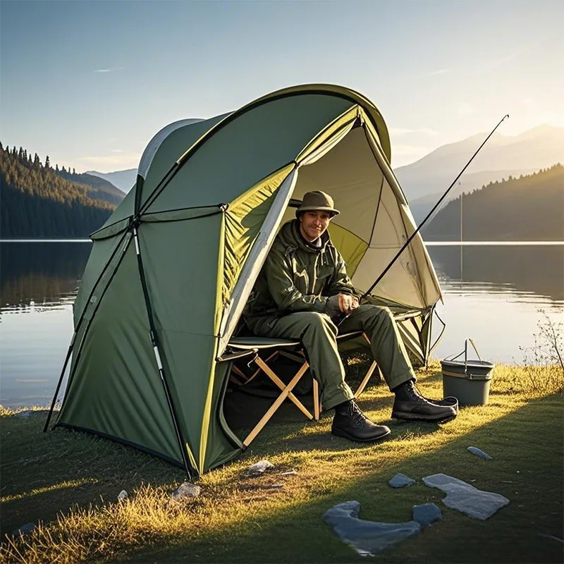 Single riding tent Single soldier  Fishing tent Bicycle Storage tent Without bed