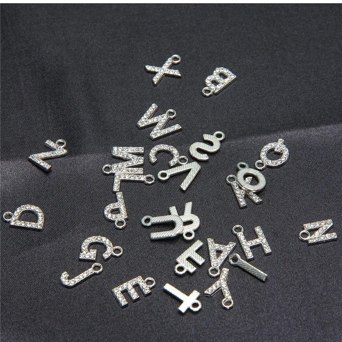 10pcs white K letter A-Z initials pendant DIY handmade jewelry pendant with accessories materialsFinding Jewelry