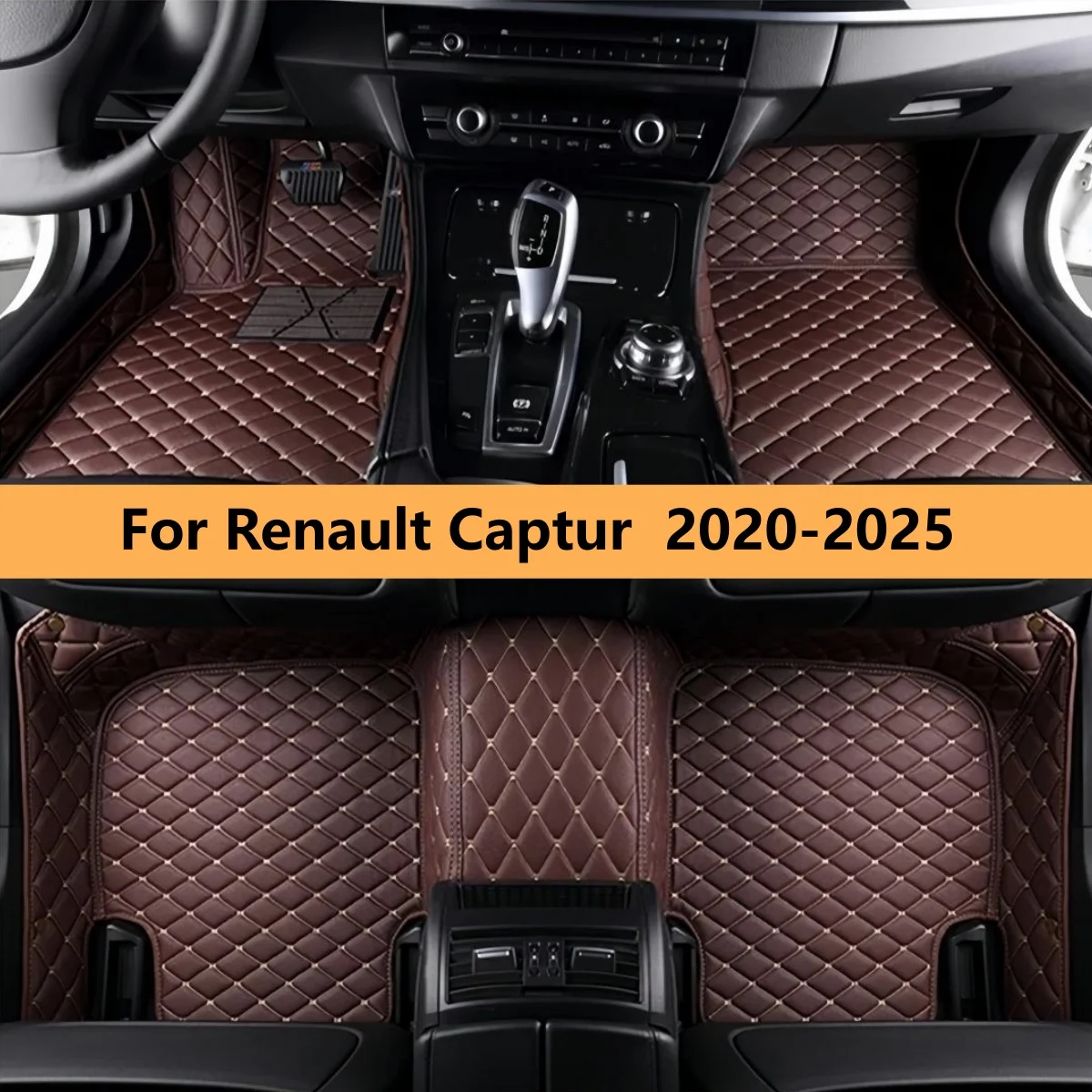 

Автомобильные коврики для Renault Captur 2020-2025: водонепроницаемые, для пола, аксессуары для автомобиля
