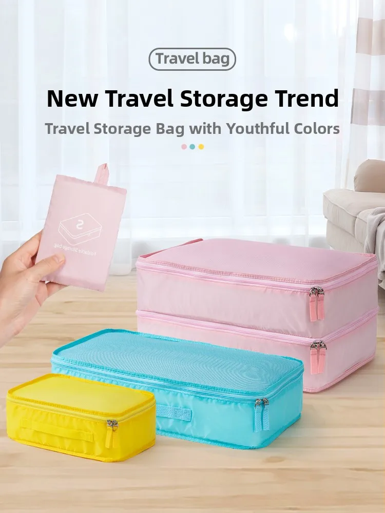 

Набор легких складных сумок для хранения одежды и нижнего белья, органайзер, портативное решение для хранения вещей в командировках