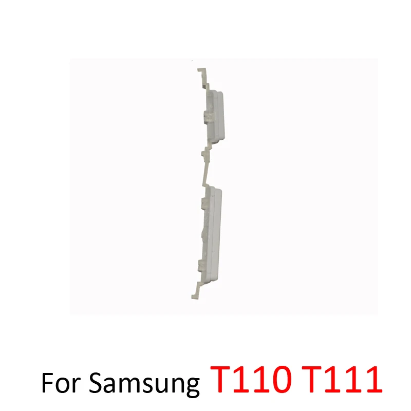 Botão de volume pop power para samsung galaxy tab 3 lite 7.0 t110 t111 tablet telefone liga off lateral peças chave preto branco