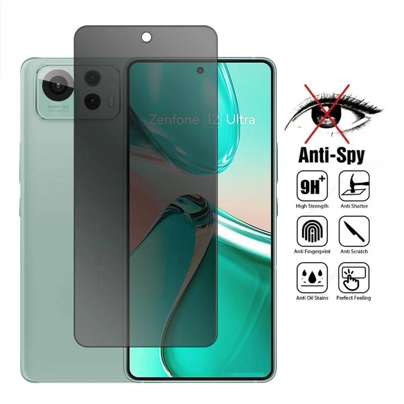 

For Asus Zenfone 12 Ultra 5G Glass For Asus Zenfone 12 Ultra Tempered Glass 6.78 inch Anti-spy Privacy 9H Screen Protector