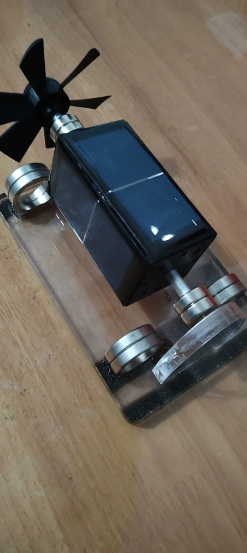 For Magnetic‑Levitation‑Solar‑Motor‑Ornament, Mendocino‑Motor‑Science‑Display‑Model, Fan‑Blade‑Physics‑Experiment‑Kit