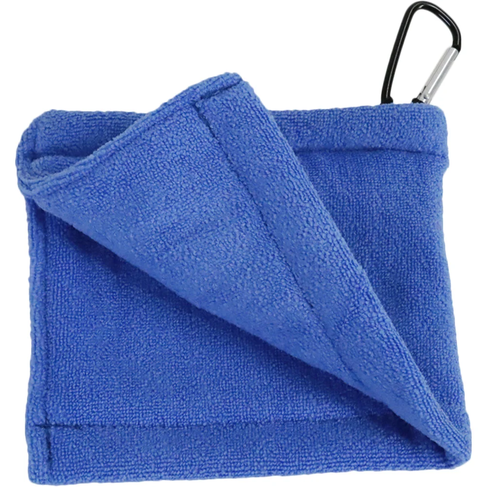 Golf Cleaning Towel Fiber Sports Golfs Cleaner Portable Wipe Reusable Magnetic Pole Attachment Outdoor