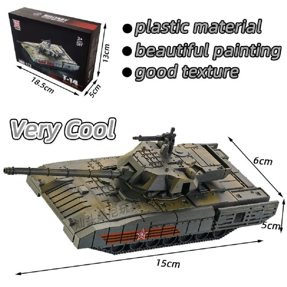 

Масштабная модель военного танка 1:72, набор для сборки, пластиковая игрушка-конструктор, статическая модель истребителя армии США, декор для мальчиков, подарок для коллекционеров