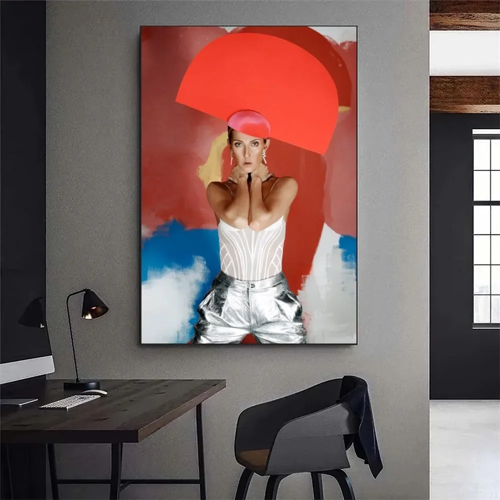 Celine Dion Singer Poster Gallery Prints Painting Wall Canvas Pictures Living Room Sticker Small