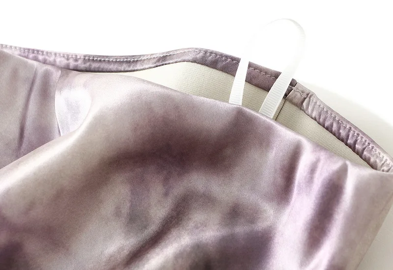 Jupe Maxi en Satin doux et Sexy pour femmes, nouvelle collection d'été, slim, taille haute, élégante, rétro, imprimé à l'encre, jupe queue de poisson, vêtements pour femmes