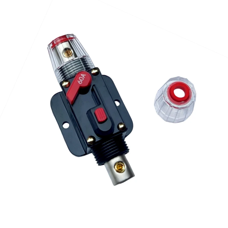 Suporte do fusível do interruptor do carro audio, proteção atual da linha do poder, disjuntor automático da recuperação, 80A a 300A, 12V