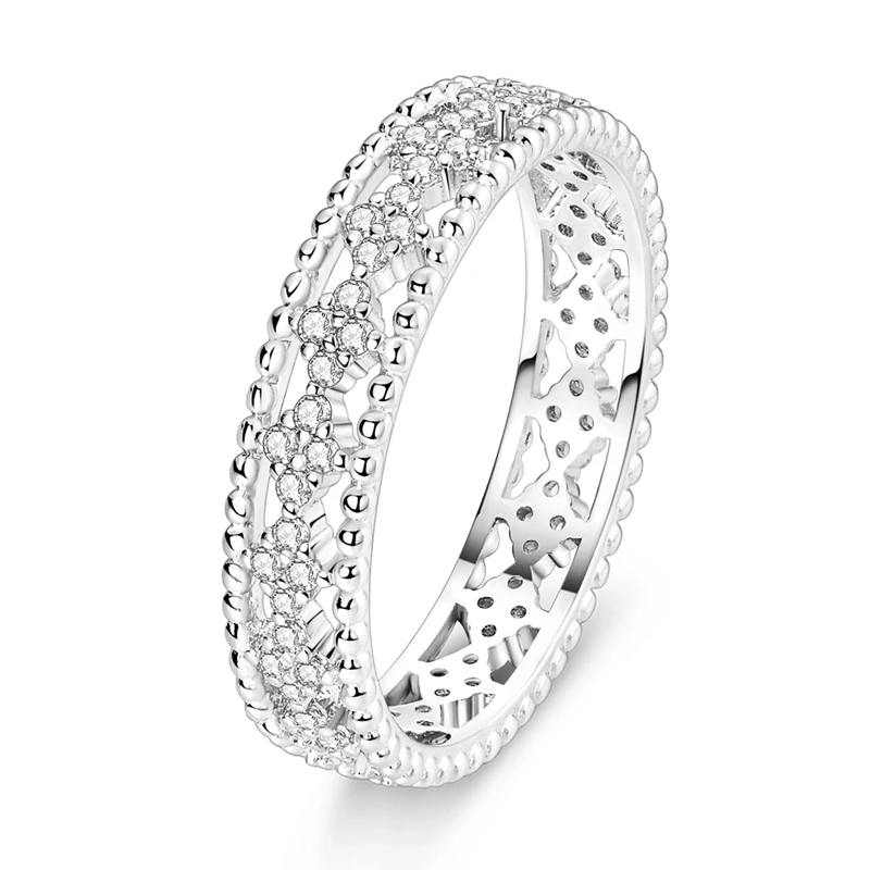 Bague Vintage géométrique scintillante en argent Sterling 925 pour femmes et filles, bijoux originaux, cadeaux d'anniversaire