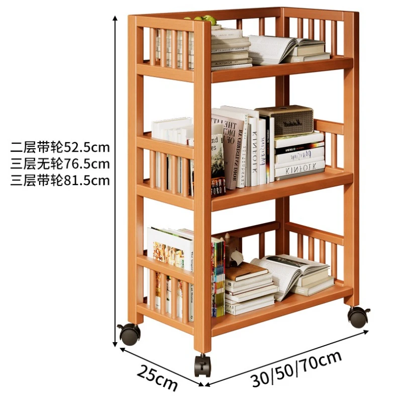 Move Shelf Storage Locker Living Room Display Retro Kitchen Storage Locker Multi-functional BAMBOO Furniture Im Spind MHSNJ