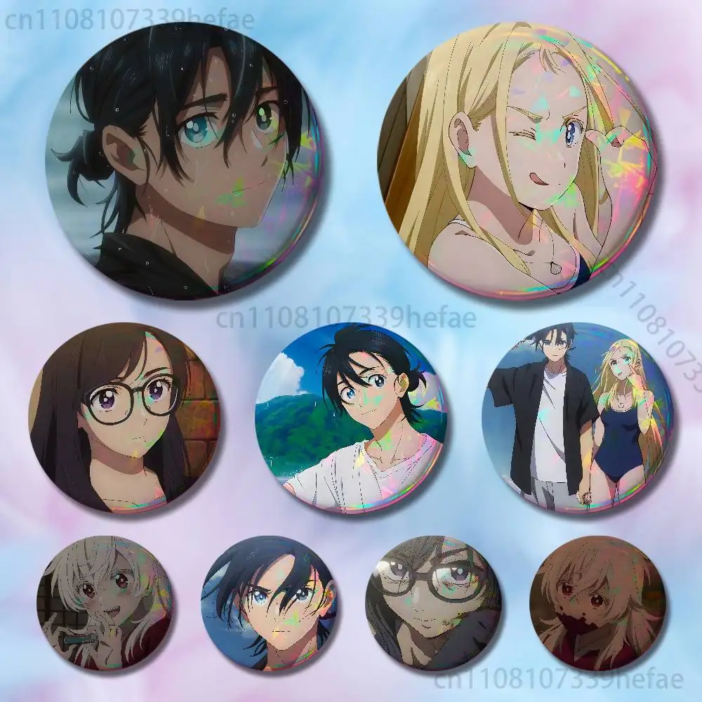 

S-Summertime R-Rendering 32mm 58mm 75mm 44mm 25mm Anime Badges Brooches DIY Pins Decorations Birthday Valentine Gifts