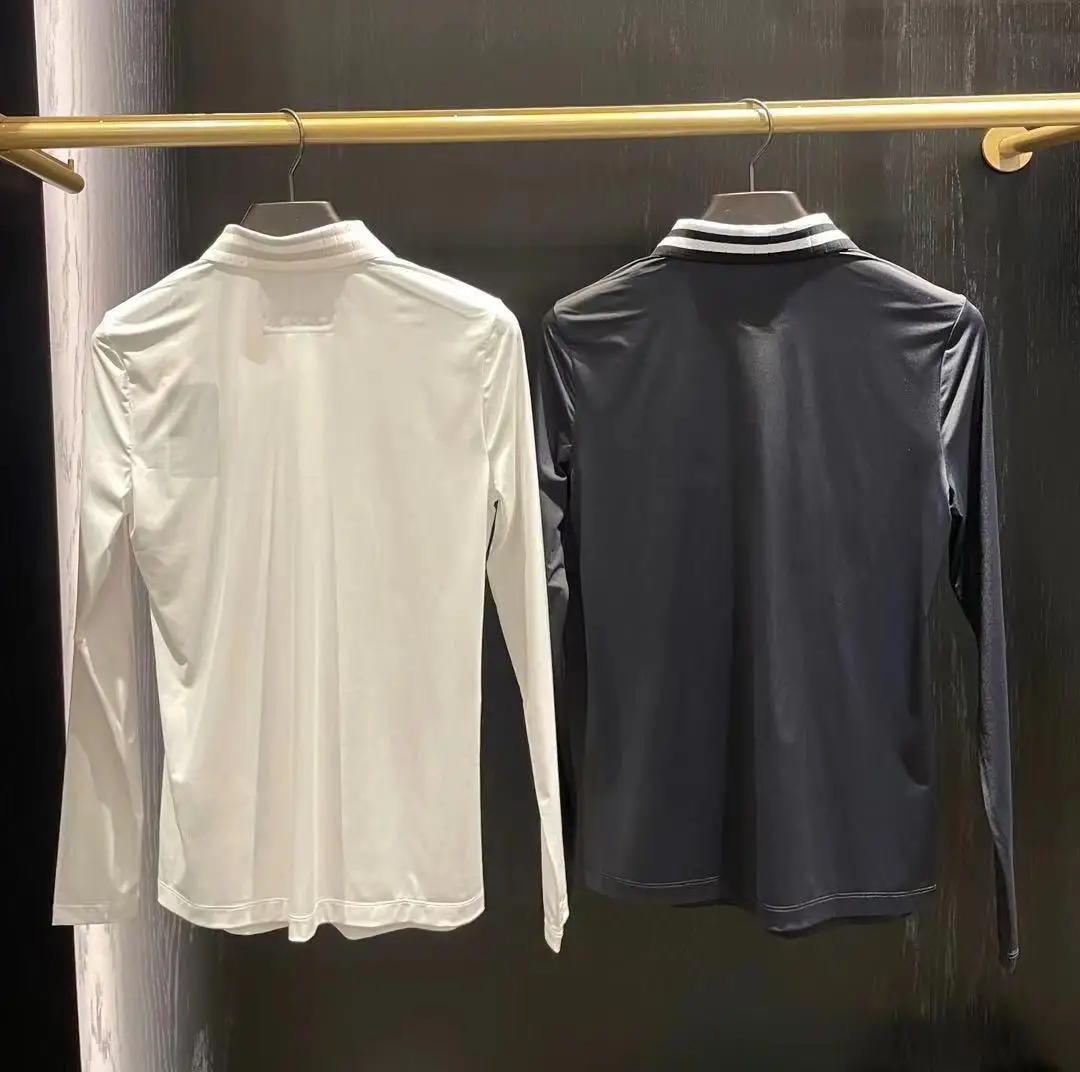 Women Golf Long Sleeve Top Lightweight Sun Protection Shirt Breathable Athletic Ladies Golf Sports Apparel