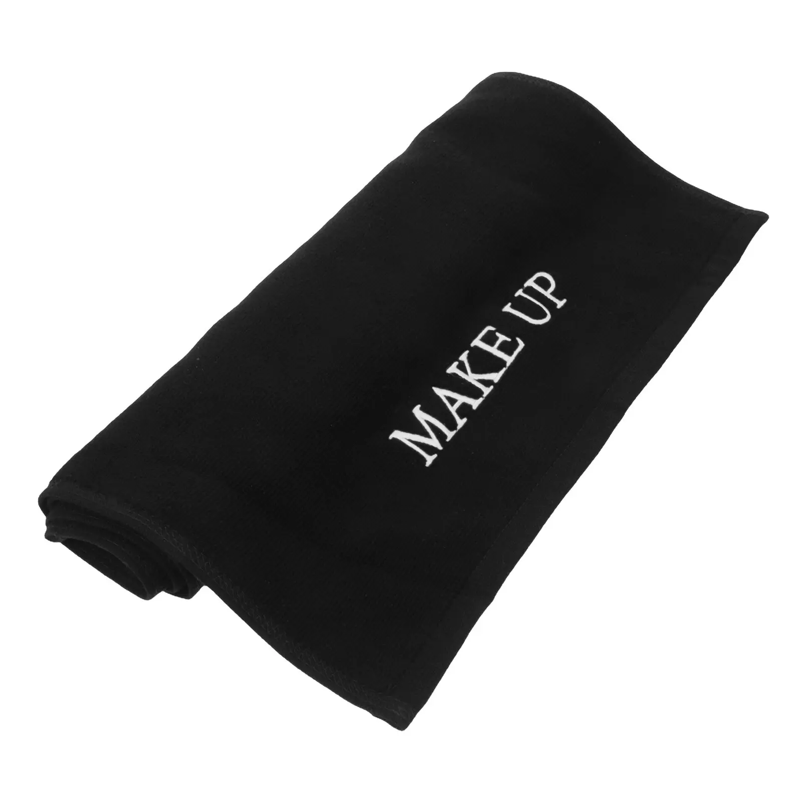 

Cotton Makeup Vanity Mat Large Dressing Table Protector 75x35cm Black Desktop Organizer Pad Beauty Counter Mat for Makeup