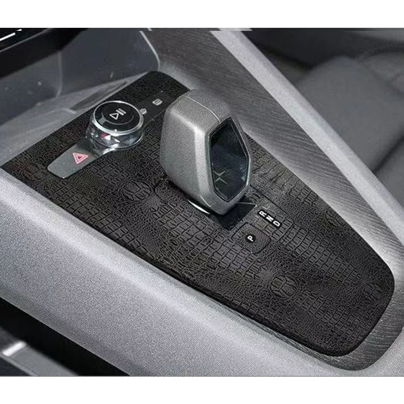 مناسبة لـ 2021 Polestar 2 غطاء التحكم المركزي حماية التصحيح تعديل الأجزاء الداخلية ملصق حماية التحول