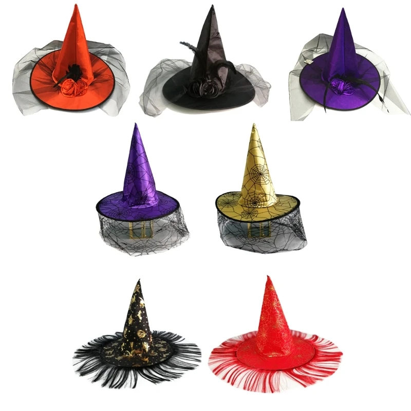 

Halloween Wizard Witch Hat Festival Party DIY Decoration Prop Halloween Hat