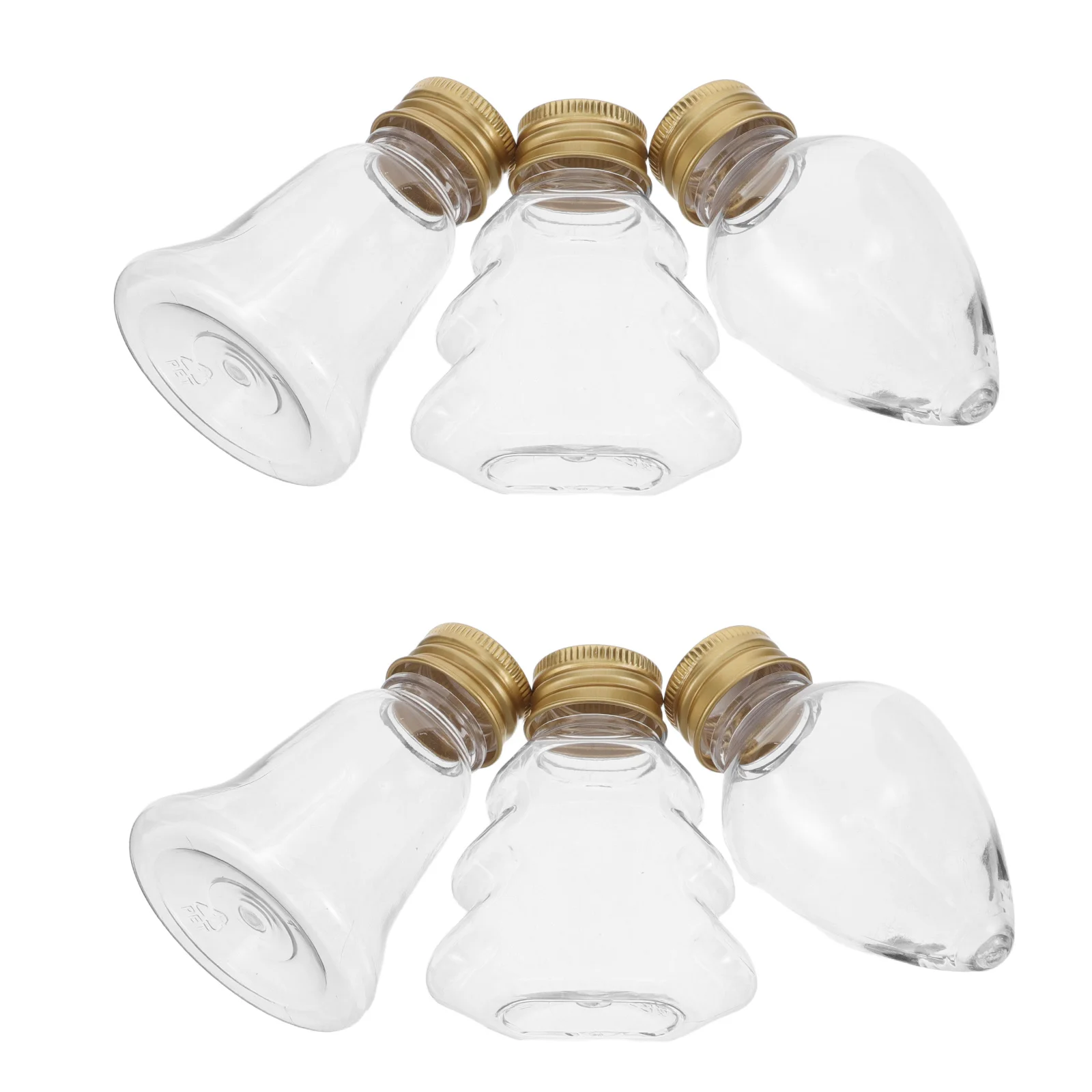 

24Pcs Christmas Decoration Bottles Fillable Christmas Balls for Sand Art DIY Holiday Decorations Craft Small Bottles Hanging