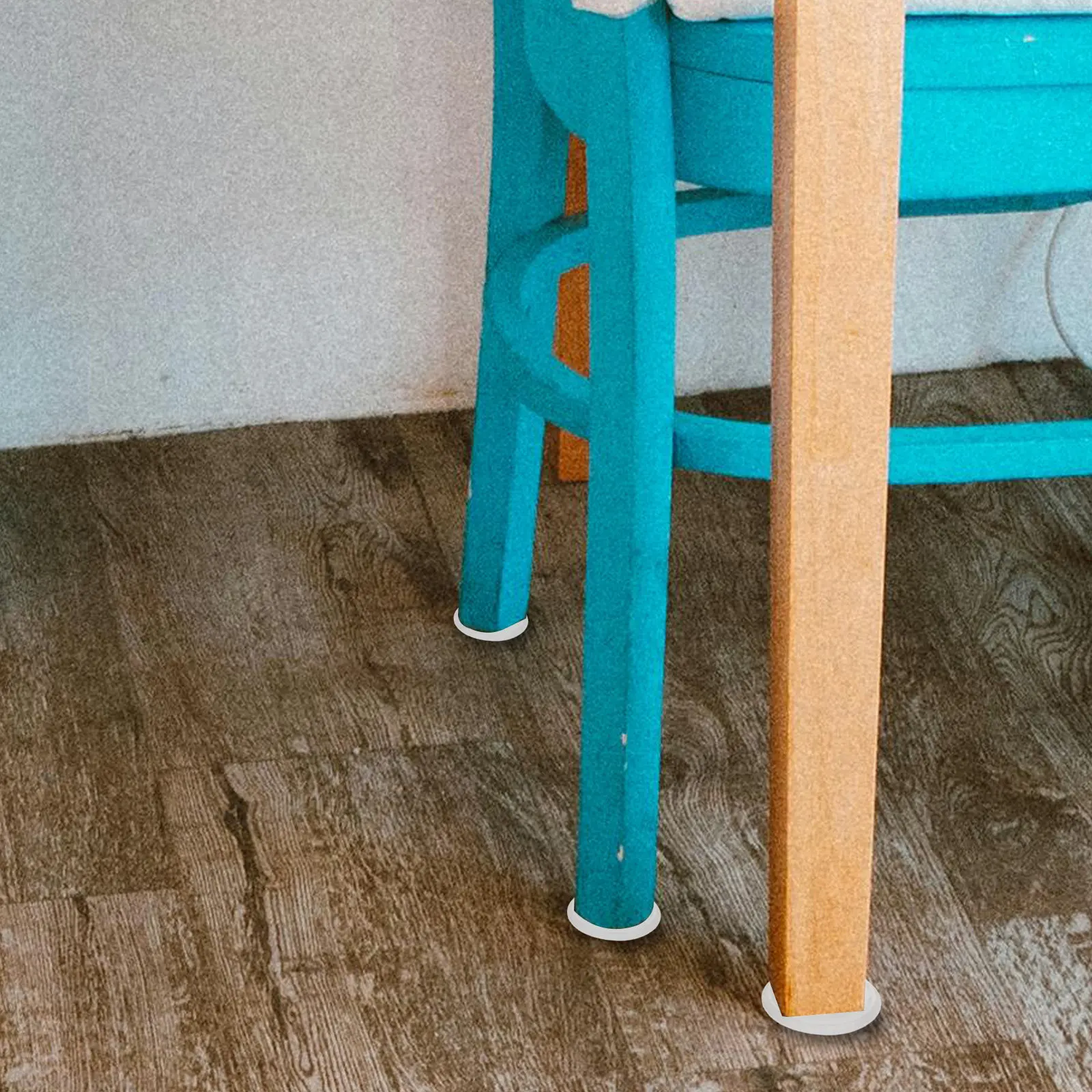100Pcs Furniture Floor Protectors PVC Chair Leg Pads Non-Slip Chair Foot Covers Anti-Scratch Wear Resistant Furniture Pads