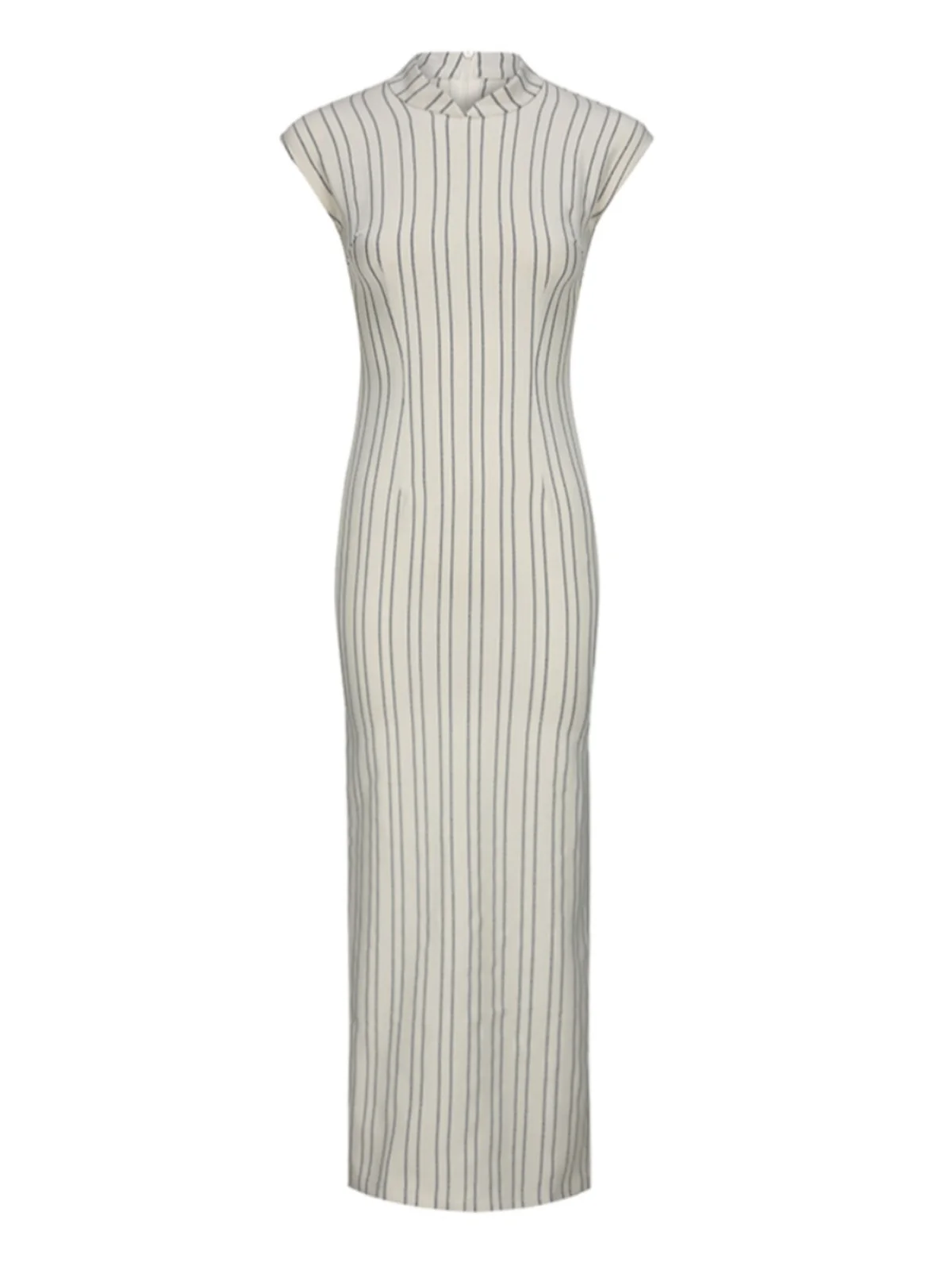 

Новая версия: Повседневное платье в полоску в молодежном стиле, приталенное, черно-белое, удлиненное, из смесового полиэстера, для студентов