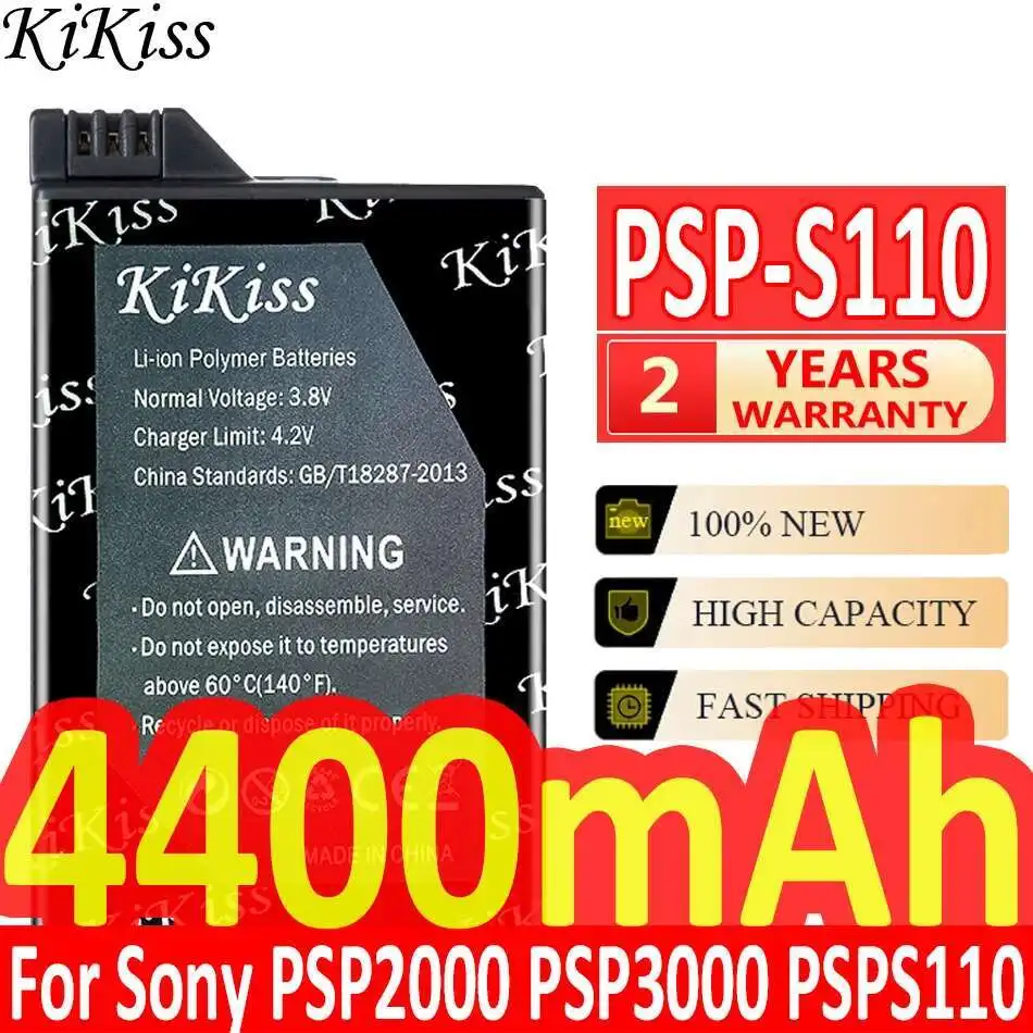 

Батарея Psp, надежный источник питания, высокая совместимость для Sony PSP2000 PSP3000 для геймпада Psp S110 Psp-S110, 4400 мАч