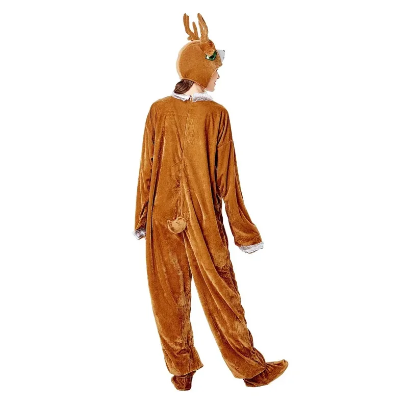 Disfraz de ciervo sexy para mujer, lindo disfraz de animal de Halloween, ropa de entretenimiento única para adultos para fiestas