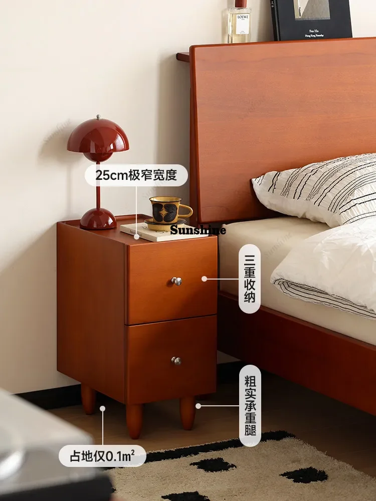 

TS Nordic simple bedroom bedside table household small apartment storage locker