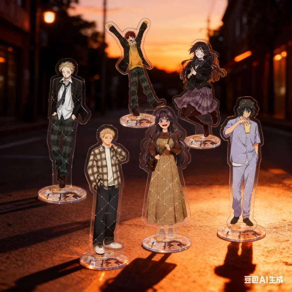 15 سنتيمتر زهرة عطرة تزهر مع كرامة أنيمي الاكريليك حامل Rintarou Tsumugi Kaoruko Waguri مكتب ديكور