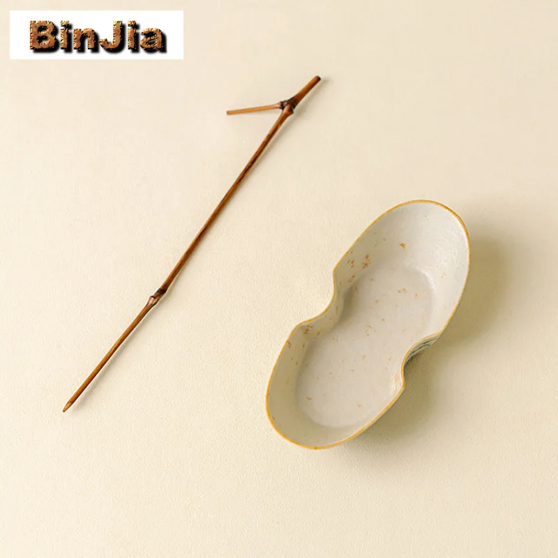 الكراميل Underglaze رسمت باليد سحابة الشاي مغرفة فاخرة مجرفة Chahe المنزلية الصحوة مغرفة شاي درينكوير الحلي لوازم