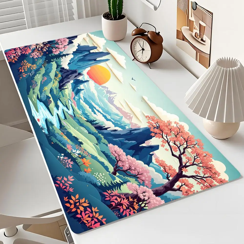 

Fairy Tale Style Artistic Landscape Design Mouse Pad Desk Mat Gaming pad desk accessories Computer mouse pad keyboard mousepads