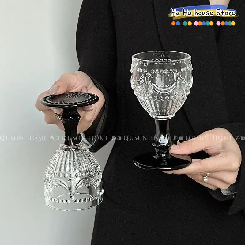 

Luxury Cocktail Glass High End Wine Glasses Elegant Brandy Cup Exquisite Red Wine Glass Transparent Drinkware Party Accessories