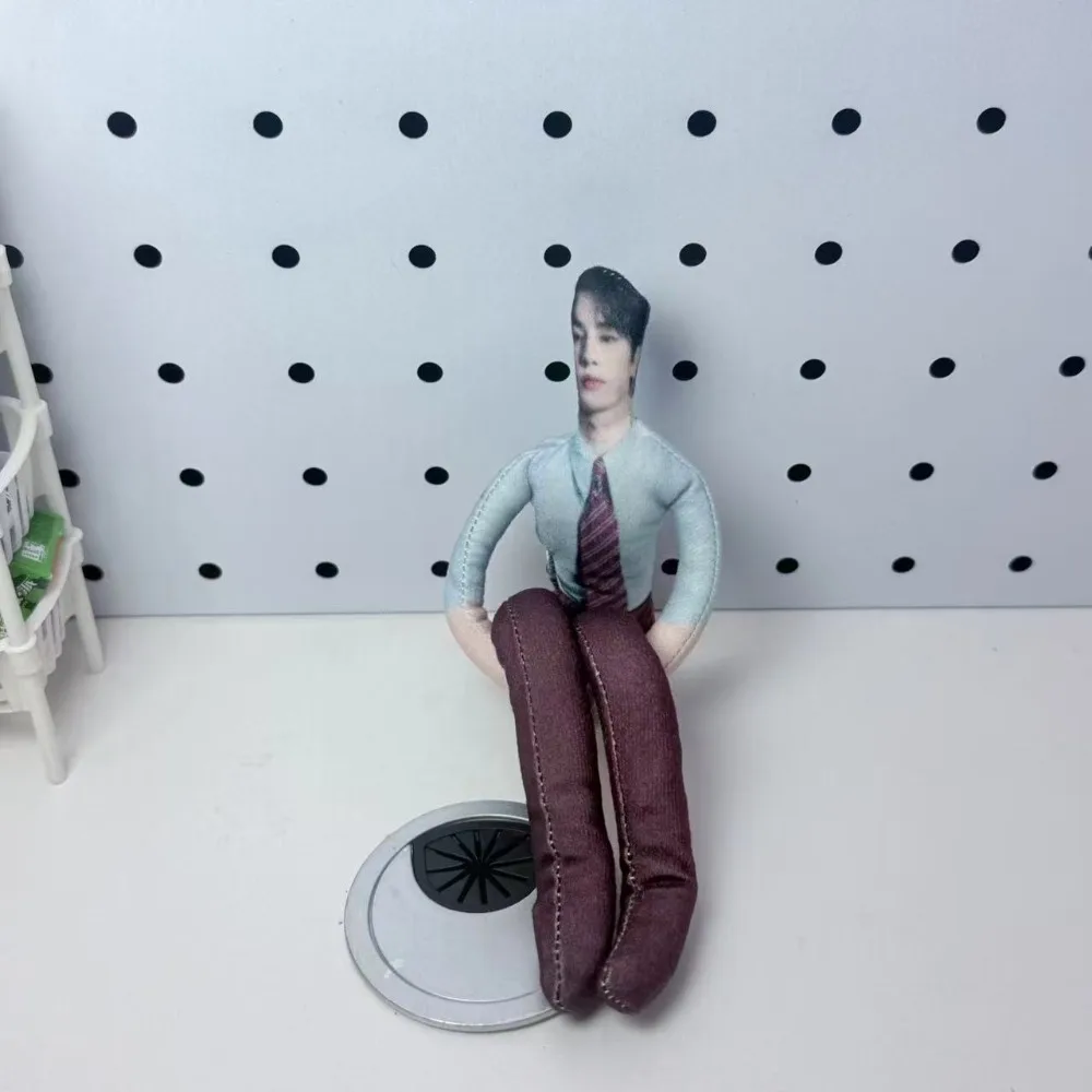 Zhuyu Star Actor Zhang Linghe Mouse Dried Figure Ornaments Cosplay Doll Plush Stuffed Keychain Abstract Joint Flexible Pendant