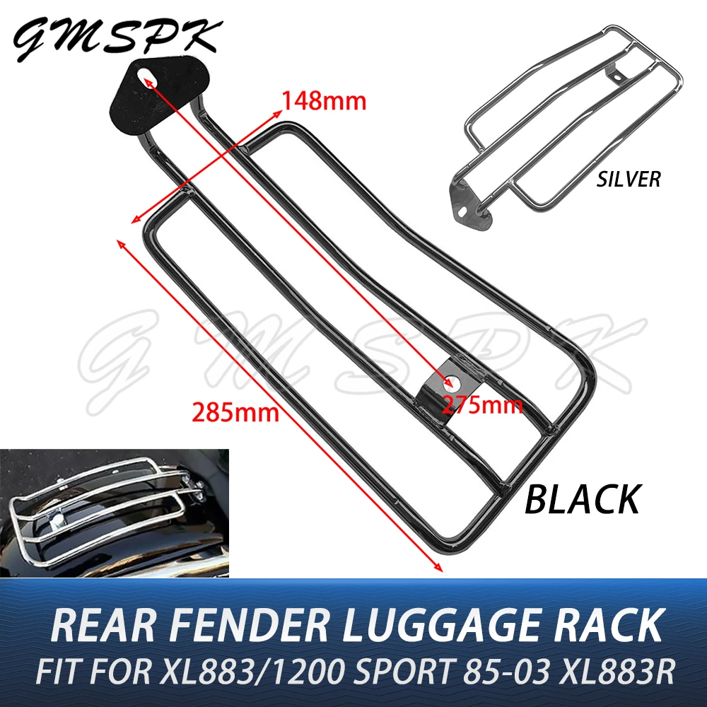 

Motorcycle Rear Fender Solo Seat Luggage Rack Support Shelf Fit for XL Sportster 1985-2003 XL883R/C XLH 883 1200 1000 XL1200C/S