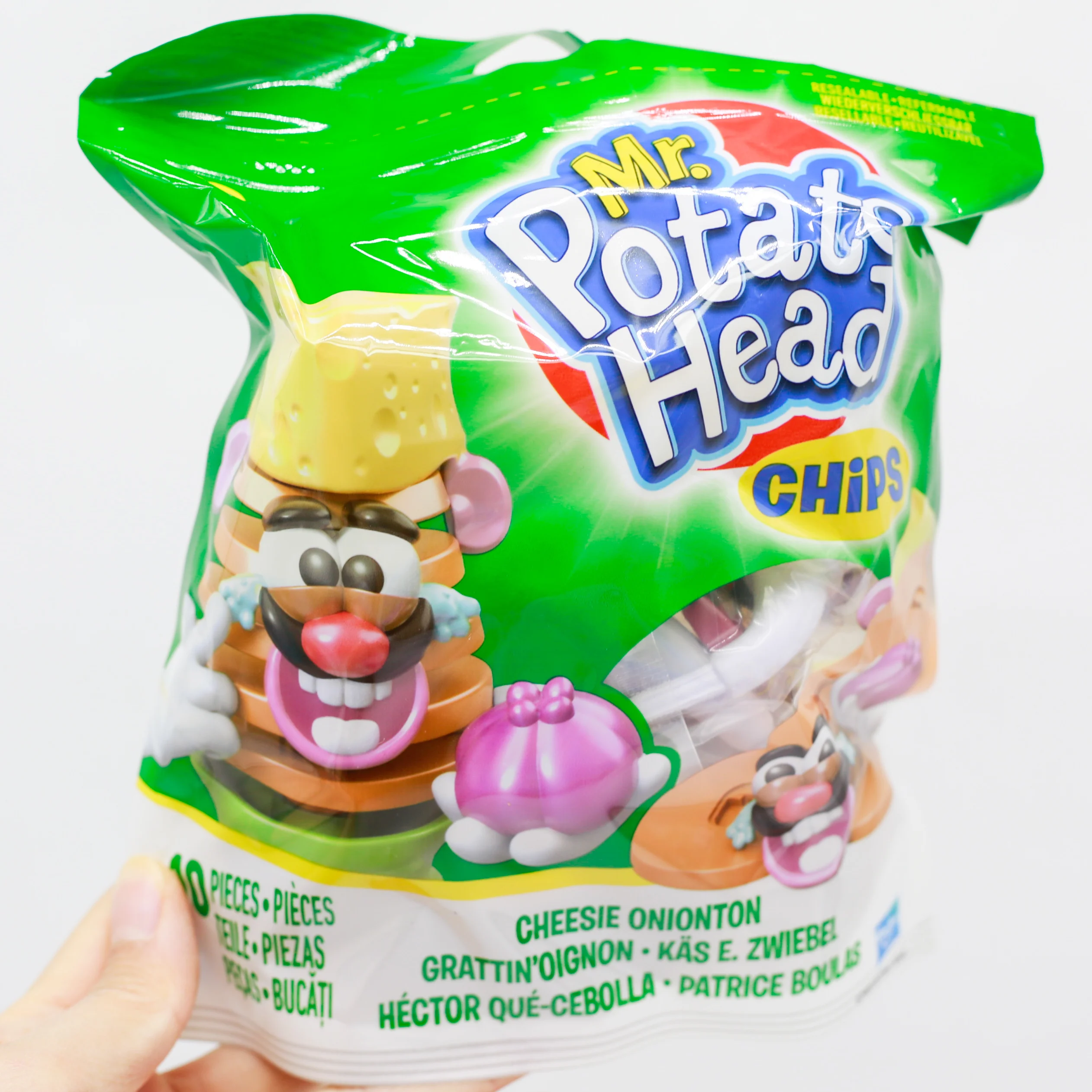 هاسبرو حقيقية السيد رقائق رأس البطاطس حقيبة أعمى الجبن الكابتن مزرعة رجال الاطفاء الجمعية المفاصل يمكن أن تتحرك نموذج كبسولة اللعب