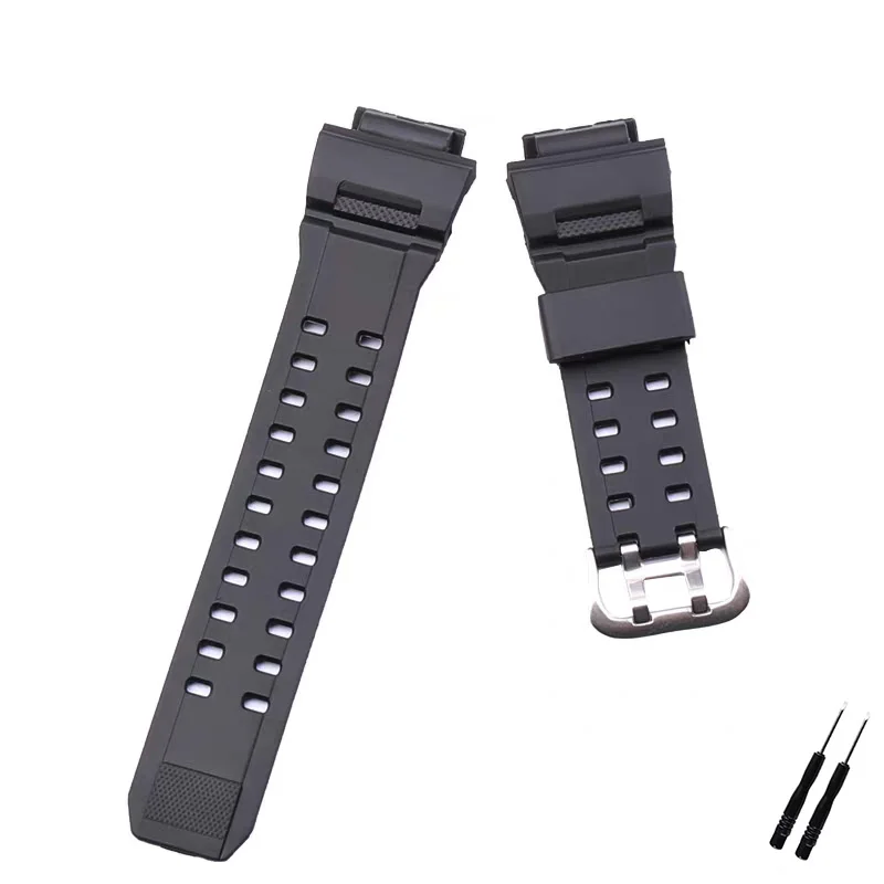 

Men's resin watch band accessories compatible for Casio Cat Man GW-9400 3410 GW9300 watch strap women's rubber wristband buckle