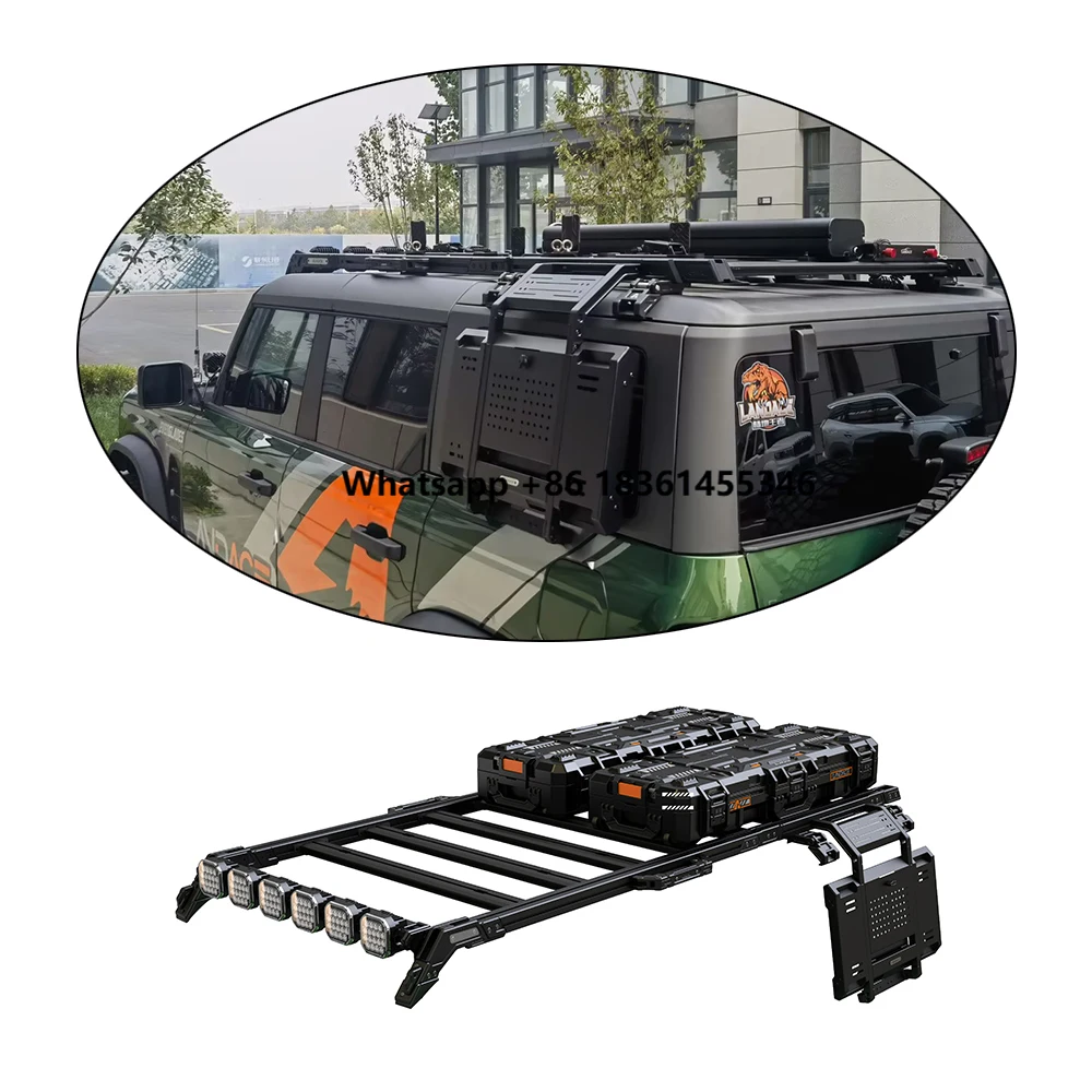 

Easy Install Car Roof Rack Crossbar Universal 4x4 Racks Roof Basket Heavy Duty