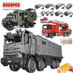 Technical Car APP Remote Control Motor Power Camping RV Building Blocks Model MOC Assembling Truck Bricks Boys Toys Set Kid Gift