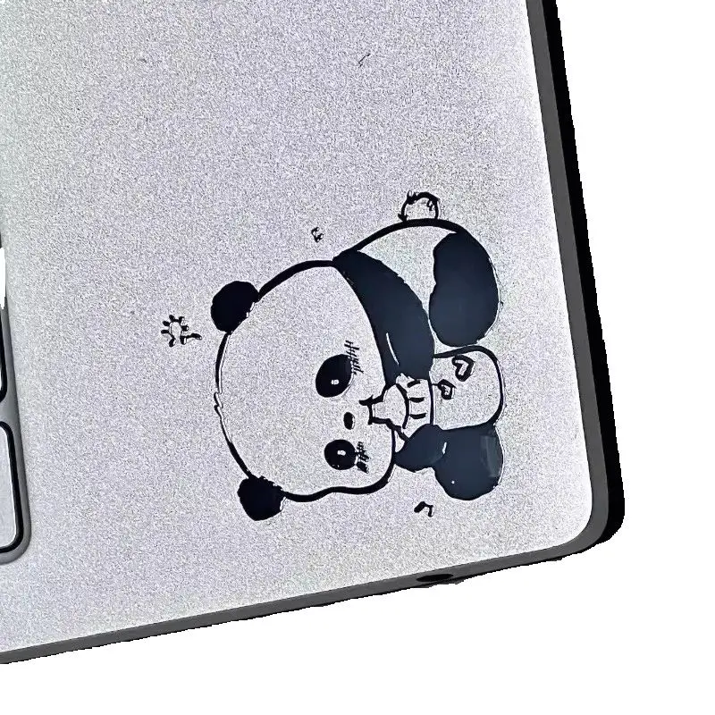 3Pcs Cute Cartoon Pattern Metal Sticker for Laptops Simple Fashion Headset Tablet PC Phone Case Waterproof Decoration DIY Decals
