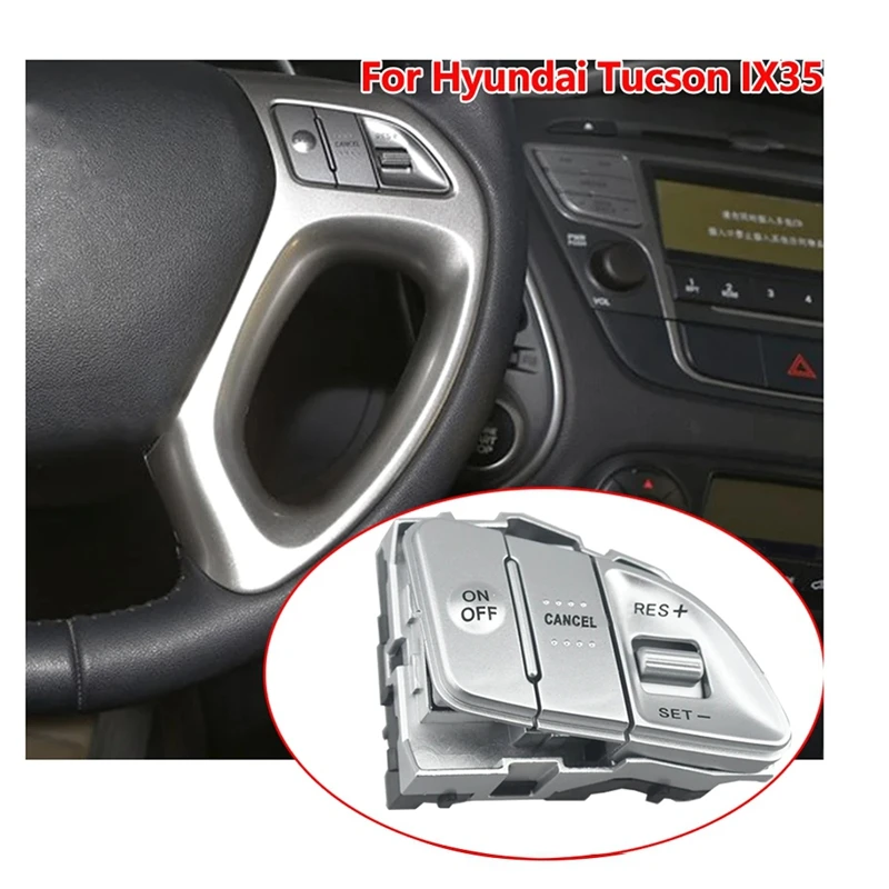 

Multi-Function Steering Wheel Button Volume Adjustment Cruise Speed Control Switch For Hyundai Tucson IX35 2010-2015