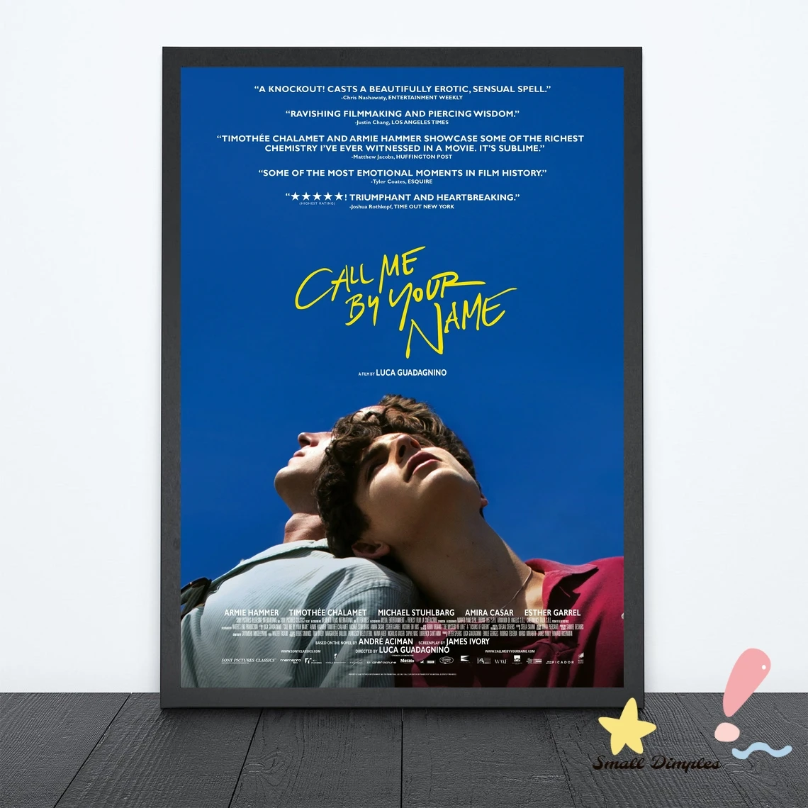 Call Me By Your Name Movie Poster Canvas Art Print Home Decoration Wall Painting ( No Frame )