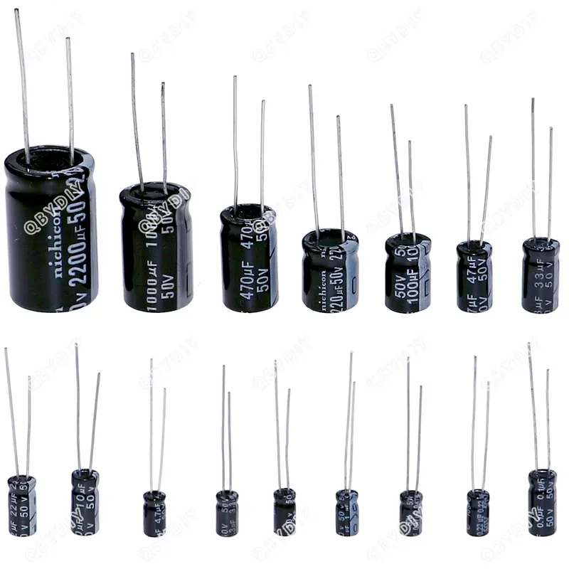 

Electrolytic Capacitors Assortment Kit 16V 25V 35V 50V 1uf 2.2uF 3.3uF 4.7uF 10uF 22uF 33uF 47uF 100uF 220uF 330uF 470uF 1000uF