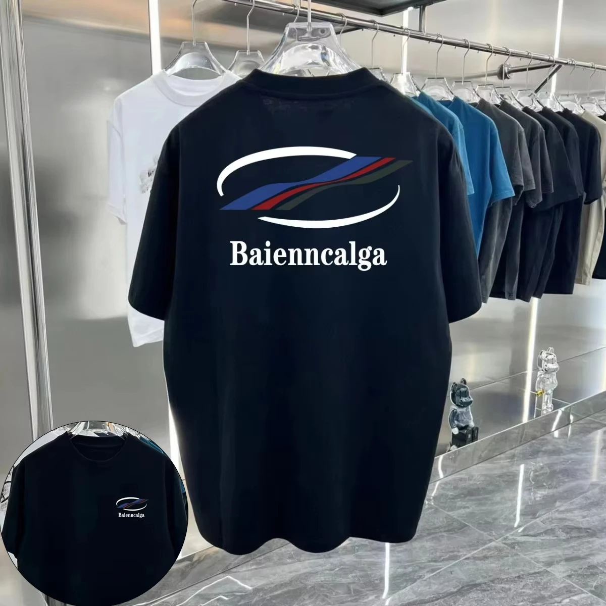 

Men and Women 2025 Fashion New Hot Summer A New Summer Trend Brand Golf Printed Cotton Short-sleeved T-shirts for