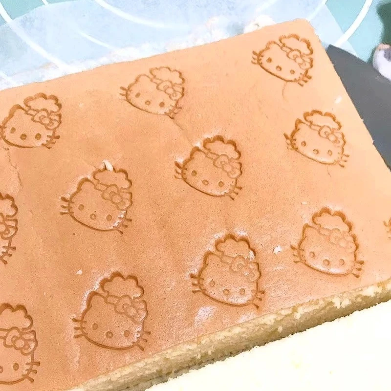 Hello Kitty Pasticceria in metallo Stampo per impronte Simpatico anime Gatto Stampa a caldo Dorayaki Pancake Toast Pane Decor Saldatore Strumento di cottura