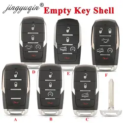 jingyuqin Smart Remote Car Key Shell Case for Dodge RAM 1500 Limited LongHorn 2019 2020 2021 Fob OHT-4882056 3 4 5 6 Buttons